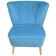 Blue cocktail armchair in beech wood, velvet fabric, Mid-Century design from the 1960s.