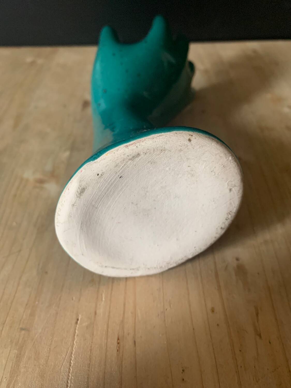 Green ceramic hand soliflore ring sizer