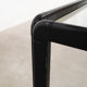 Square glass coffee table, Italian design, 1970s, made in Italy