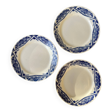 Set of 3 Badonviller flat plates