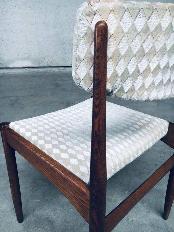 Mid-Century Scandinavian Teak Dining Chair Set, 1960s, Set of 6
