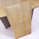 Table à manger danoise extensible en bois massif clair avec pieds en V