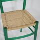 B&B Italy Wicker Chairs Table Colorful Mid-Century Design 60s 70s, Set of 5
