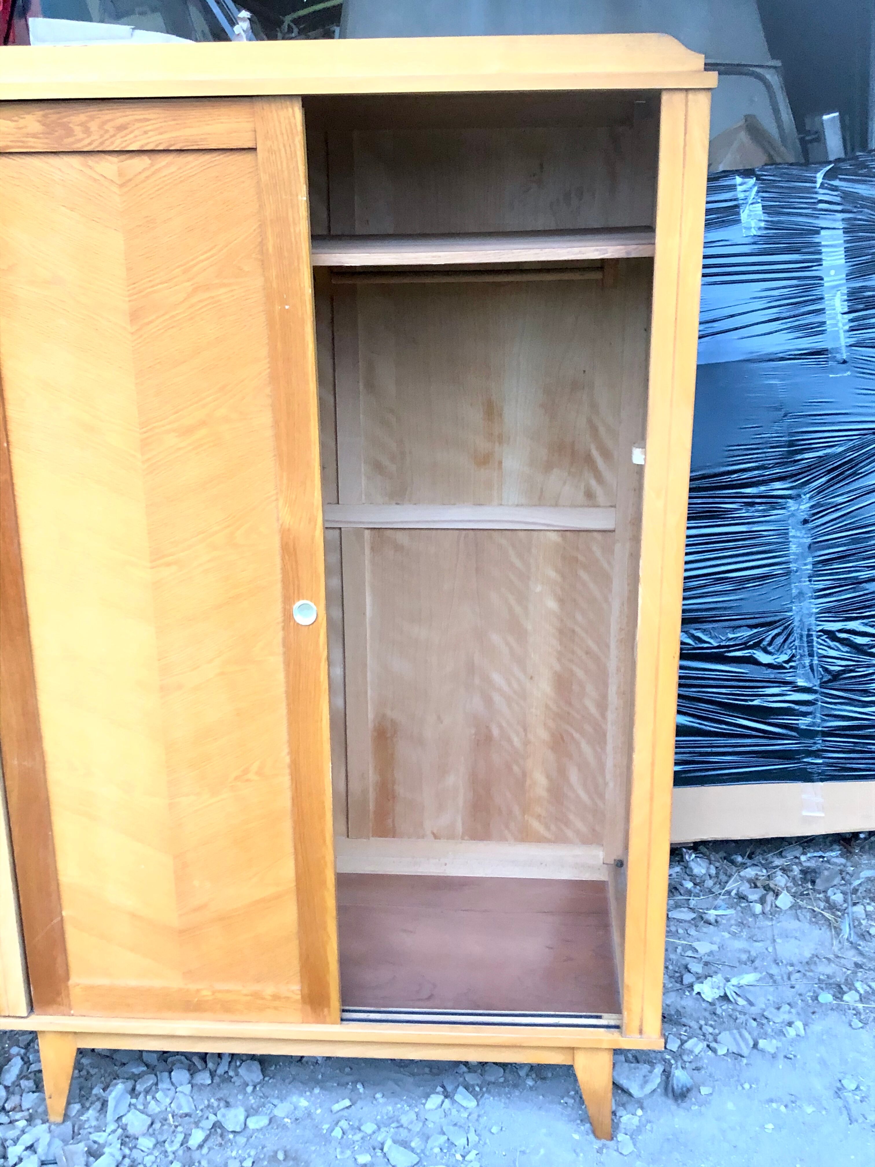 Vintage wardrobe compass feet