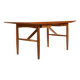 Fine Danish freestanding Desk in Teak and Oak 1960s