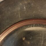 Silver metal serving plate lancel paris