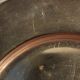 Silver metal serving plate lancel paris