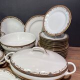 Limoges porcelain table service in Louis XVI style