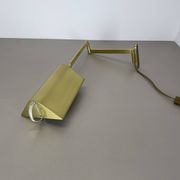 Large 77cm  omi swing arm brass acryl glass wall light italy 1970s