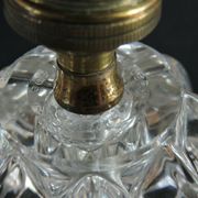 Art deco glass lamp foot