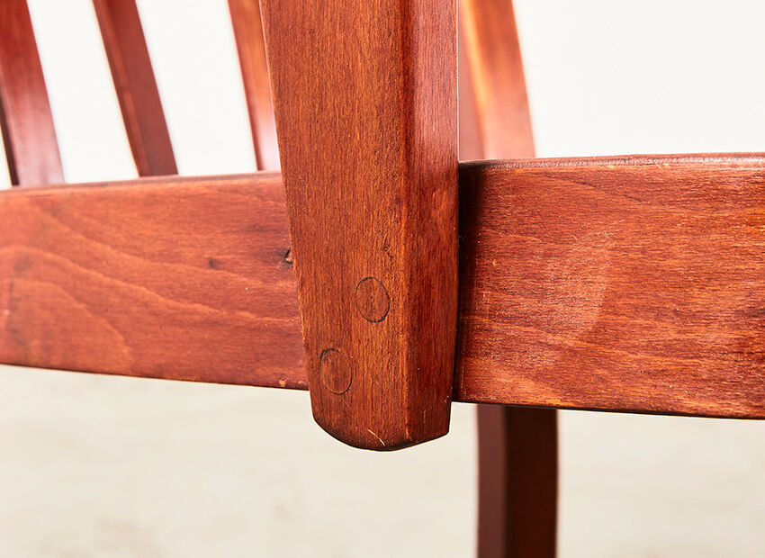 Christian E. Hansen pair of Canada easy chairs for Fritz Hansen Denmark 1940