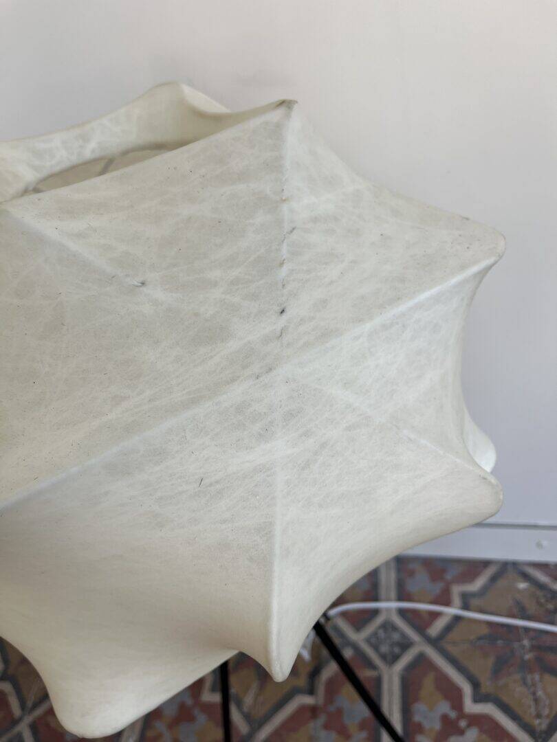 Rare cocoon tripod floor lamp