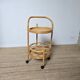 Desserte bar rotin vintage