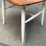 Teak mid-century table and Fanett chairs by Ilmari Tapiovaara for Asko, set of 5.