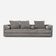 Canapé kopenhaga gris, design scandinave