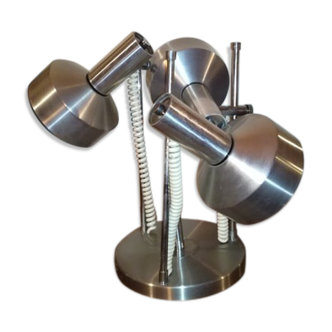 Ceiling luminaire, Wall lamp, stainless steel 1970