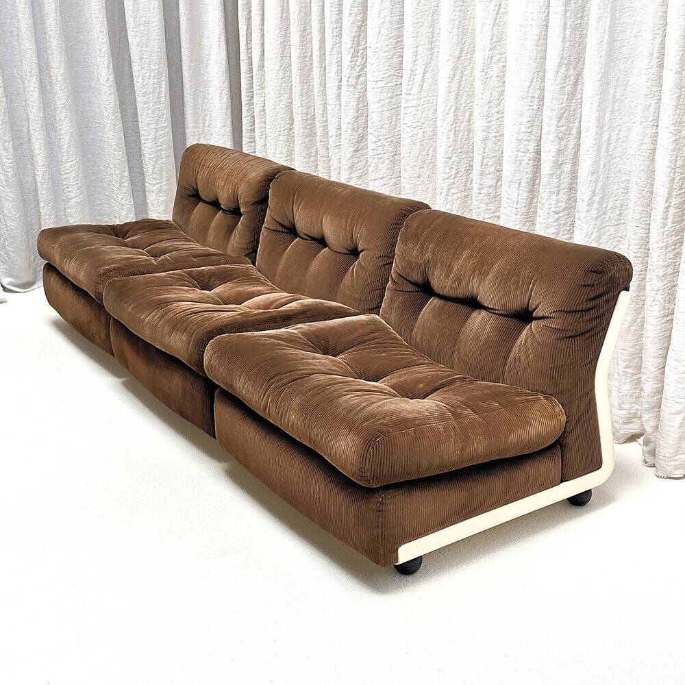Set of 3 modular armchairs Amanta, Mario Bellini, C&B Italia, 1960s