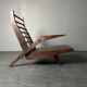 Midcentury Brazilian modernist lounge easy chair by Acacia Gil Borsoi,1950s