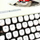 Grey Sage baby hermes typewriter