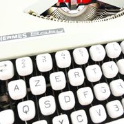 Grey Sage baby hermes typewriter
