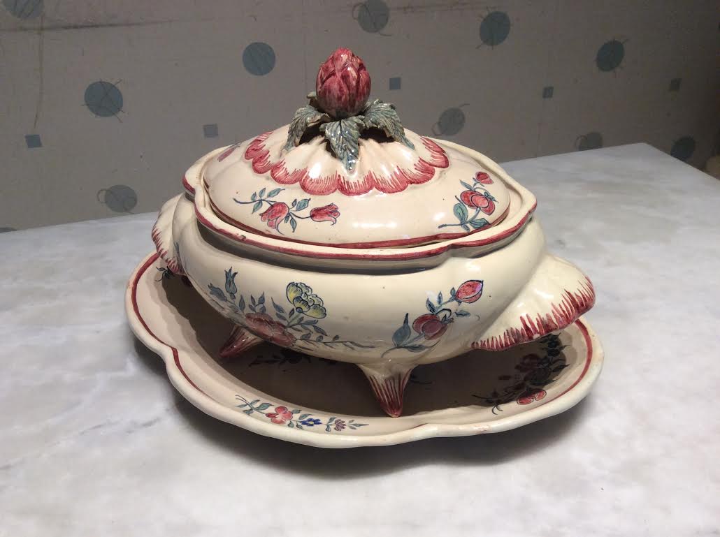 Long-old soup and compotier