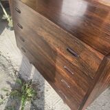 Coiffeuse commode scandinave palissandre