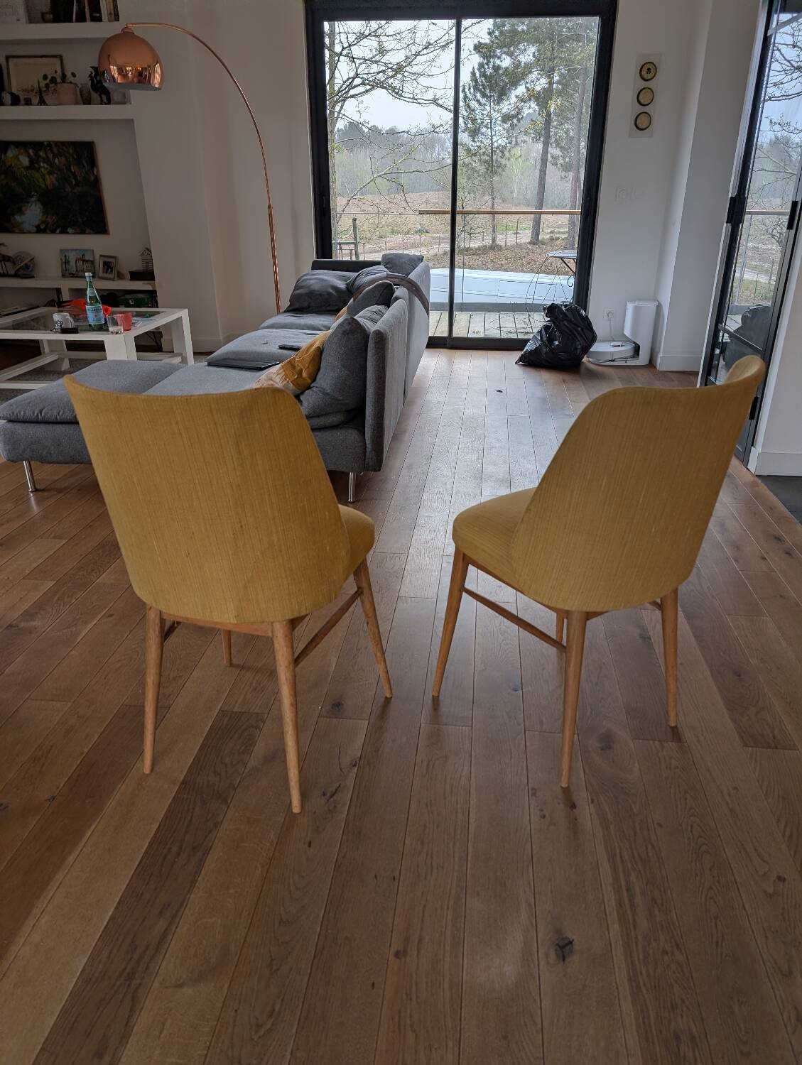 Pair of vintage Scandinavian chairs - 1970s