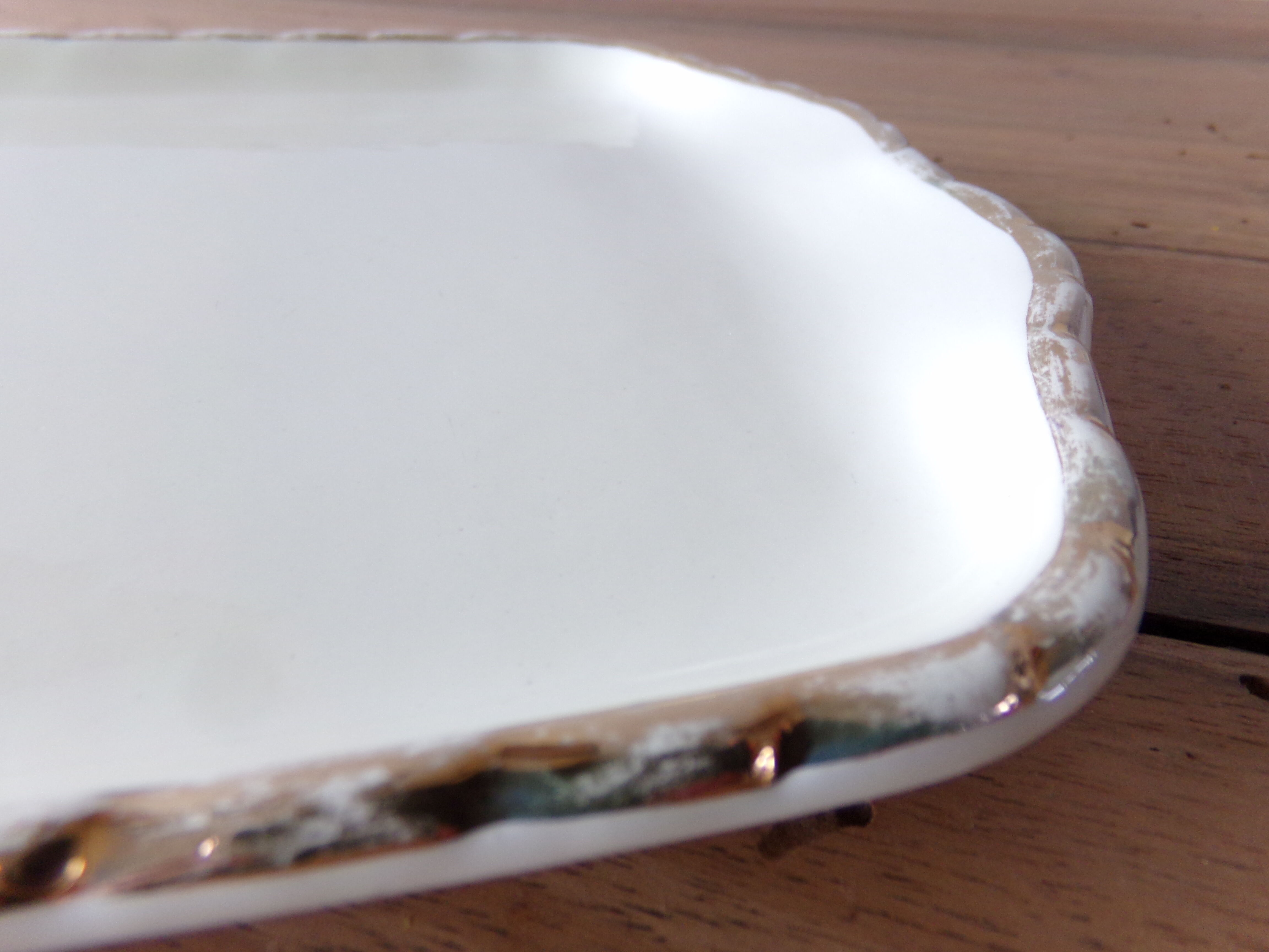Cake dish platter in Salins earthenware