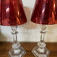 Baccarat Candle Holder Pair