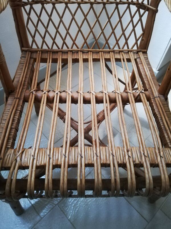 fauteuil en rotin