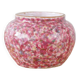Speckled ceramic vase in shades of pink, 1950s or 1960s