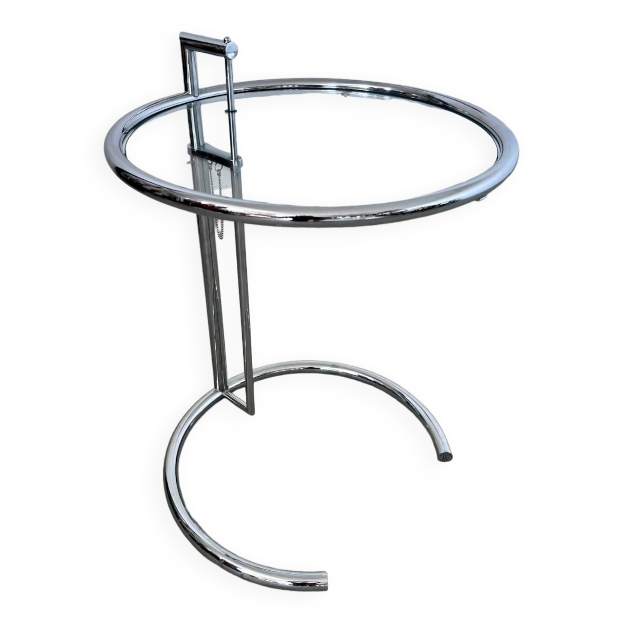 Old Eileen Gray Adjustable Table E1027, United Workshops 80s vintage from Vereinigte Werkstätten Collection