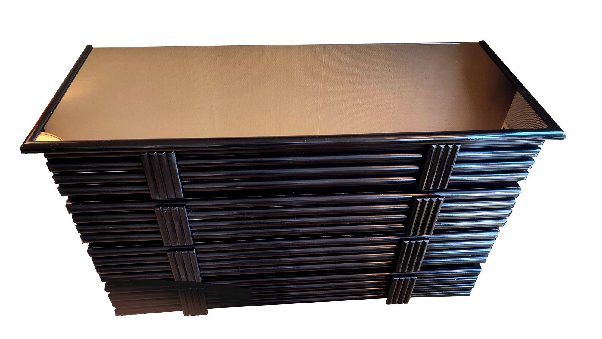 Chest of drawers black lacquered pants