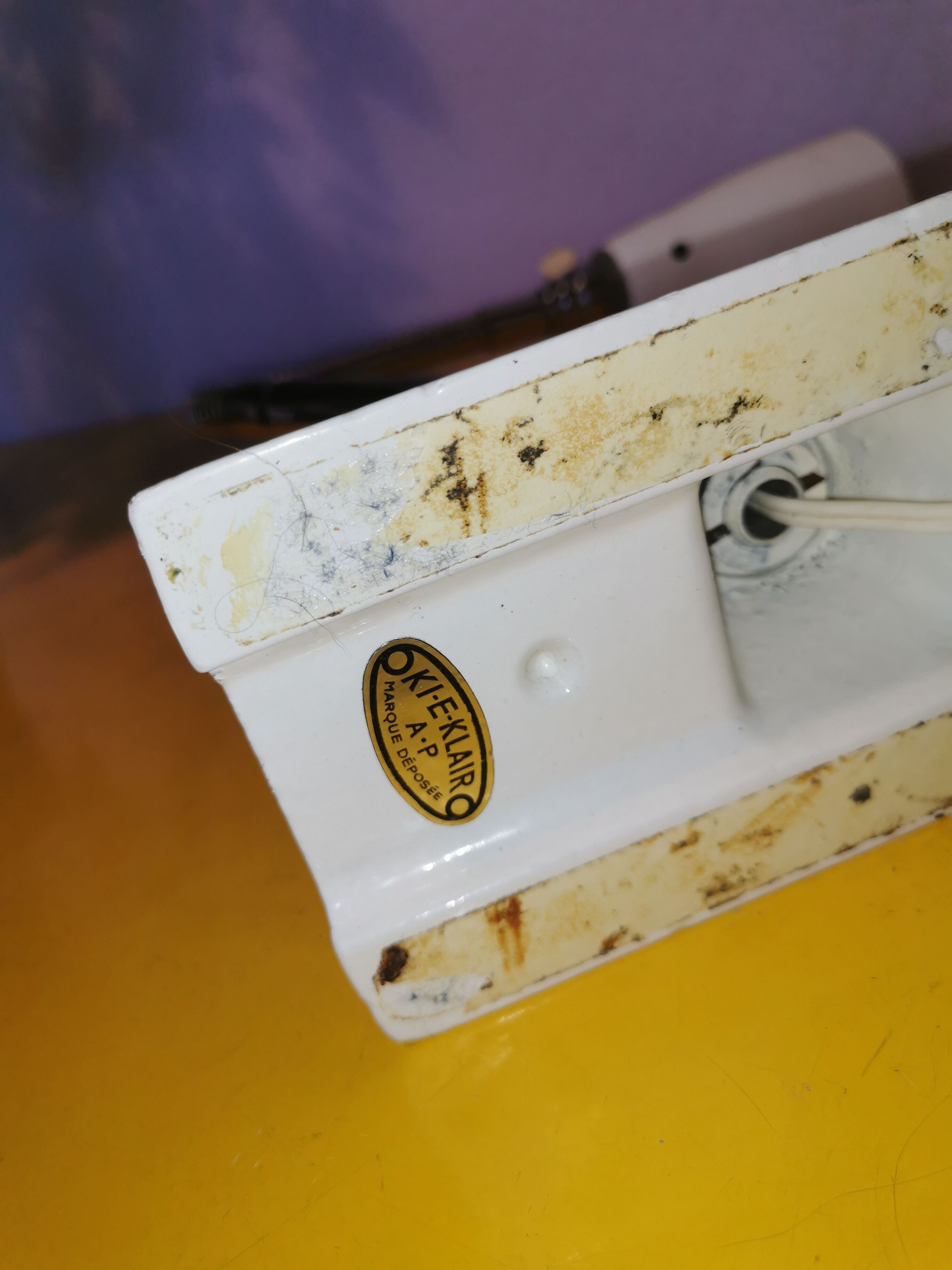 Kieklair natural science lamp, France, 1958