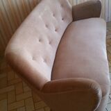 Organic design sofa sofa ARC Rein 50s-60s beige Bronze