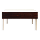 Scandinavian bedside table for Interlubke in rosewood and white melamine, design Germany 1970
