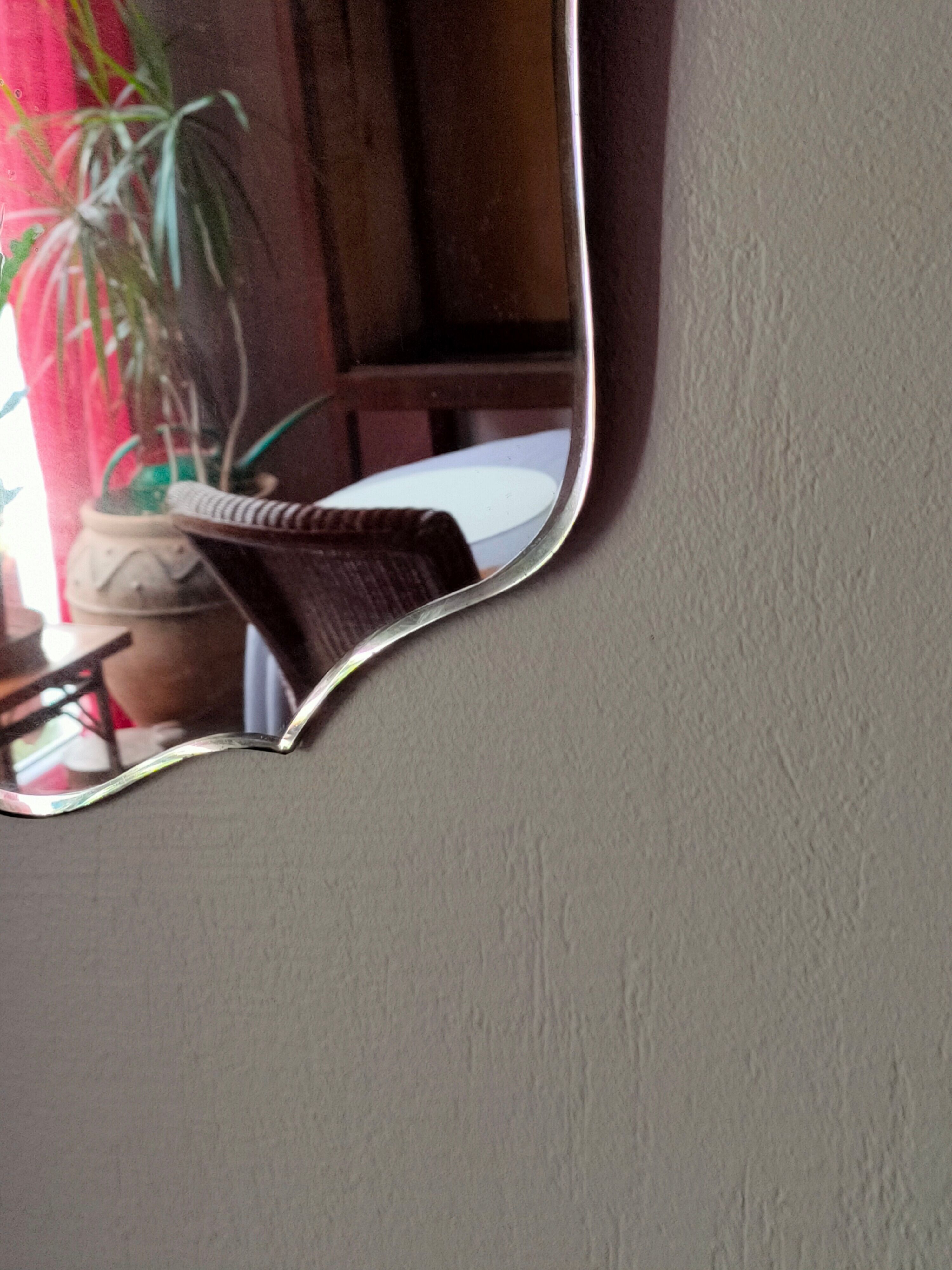 Vintage beveled mirror 54x73cm