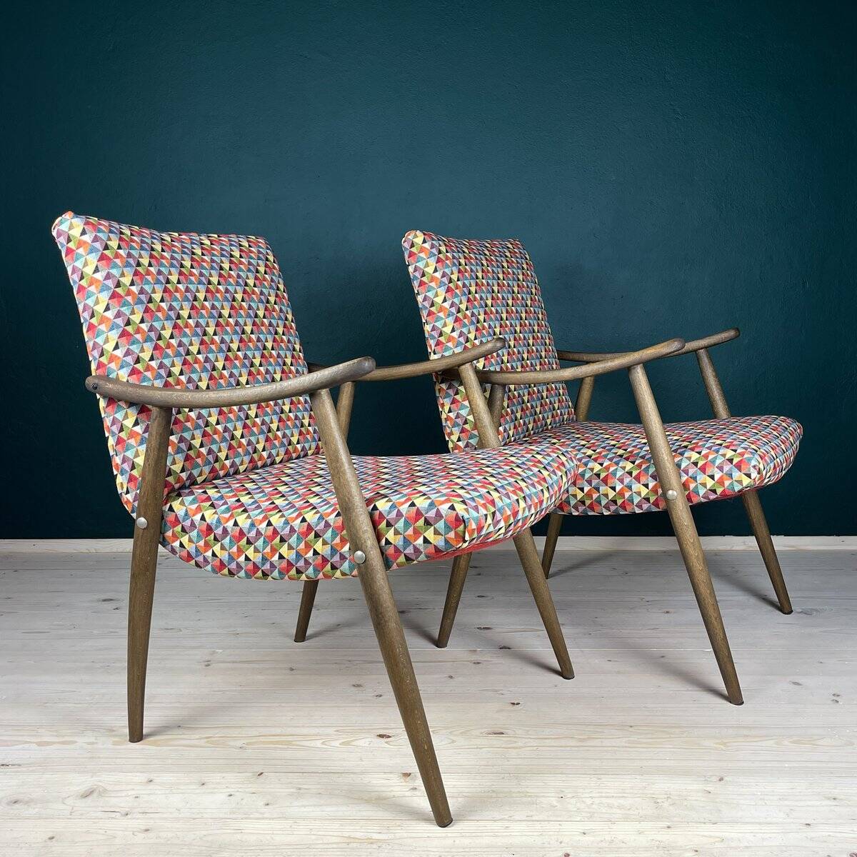 Mid-century Bobi armchair by Meblo, former Yugoslavia, 1960s, set of 2.