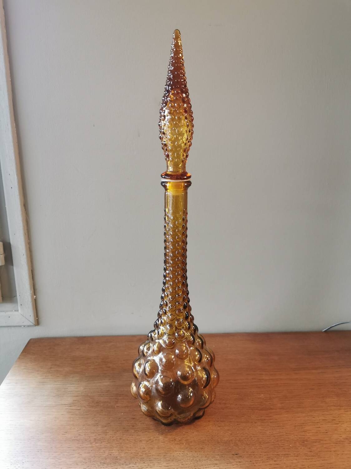 Vintage bubble carafe