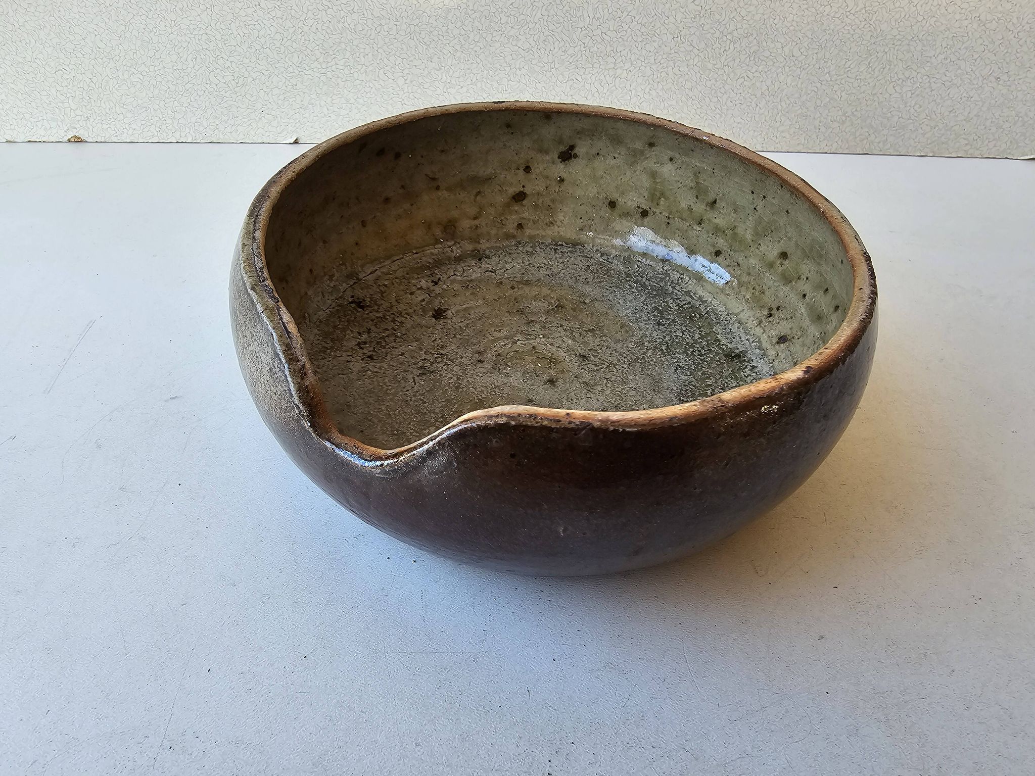 Ashtray dish in ceramic Signed Alain Magne La Borne 70's