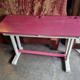 Wooden school desk early twentieth century