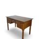 Italian pine wood centre writing desk from the 1960s, a reproduction o