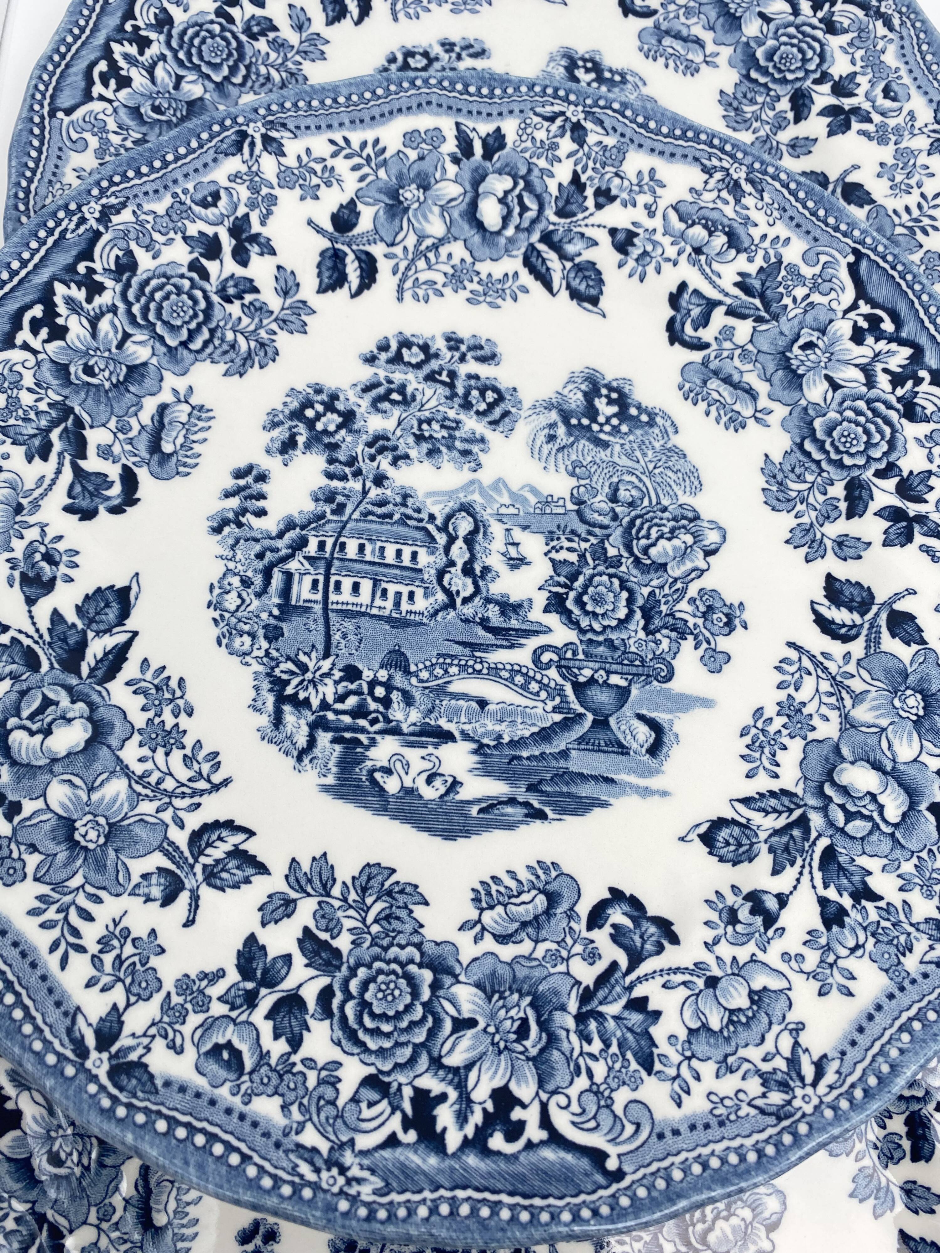6 assiettes anglaises Churchill