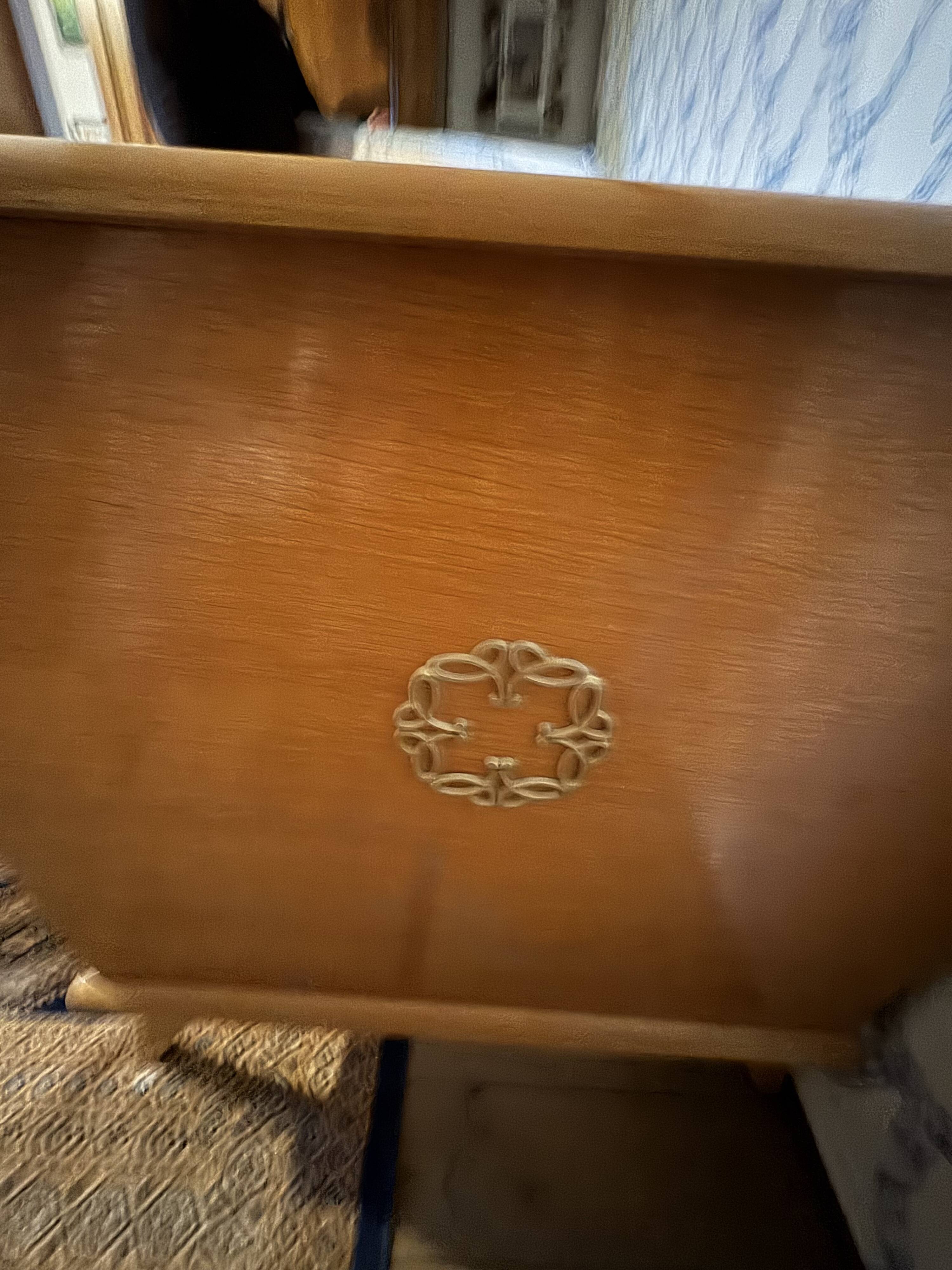 Wooden baby bed