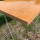 Office chrome trestles and magnifying glass tray