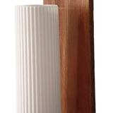 Scandinavian style teak wall lamp