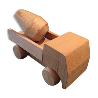 Truck mixer clear 1970s wooden