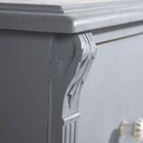 Commode gris argenté, c.1900