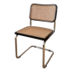 Chaise Cesca Breuer noire cannage et chrome