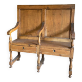 Old church bench